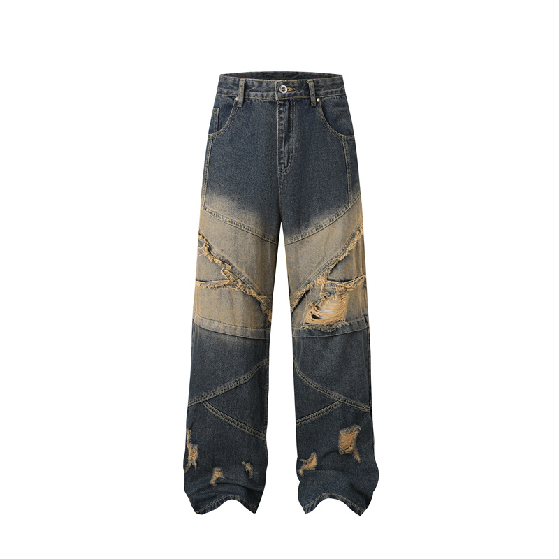 Title 11, Herren Jeanshose im amerikanischen Streetwear-S...