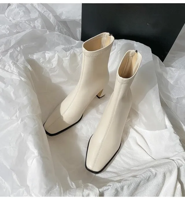 New Brown Brushed Short Boots For Women Beige - Shop at LoveMi