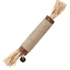 Mu Tianmiao Molar Rod Cat Self-Hi Artifact Consume Physical Strength Catnip Relieving Stuffy Bite-resistant Pet Supplies - Oversized Raffia Molar Rod - View 1