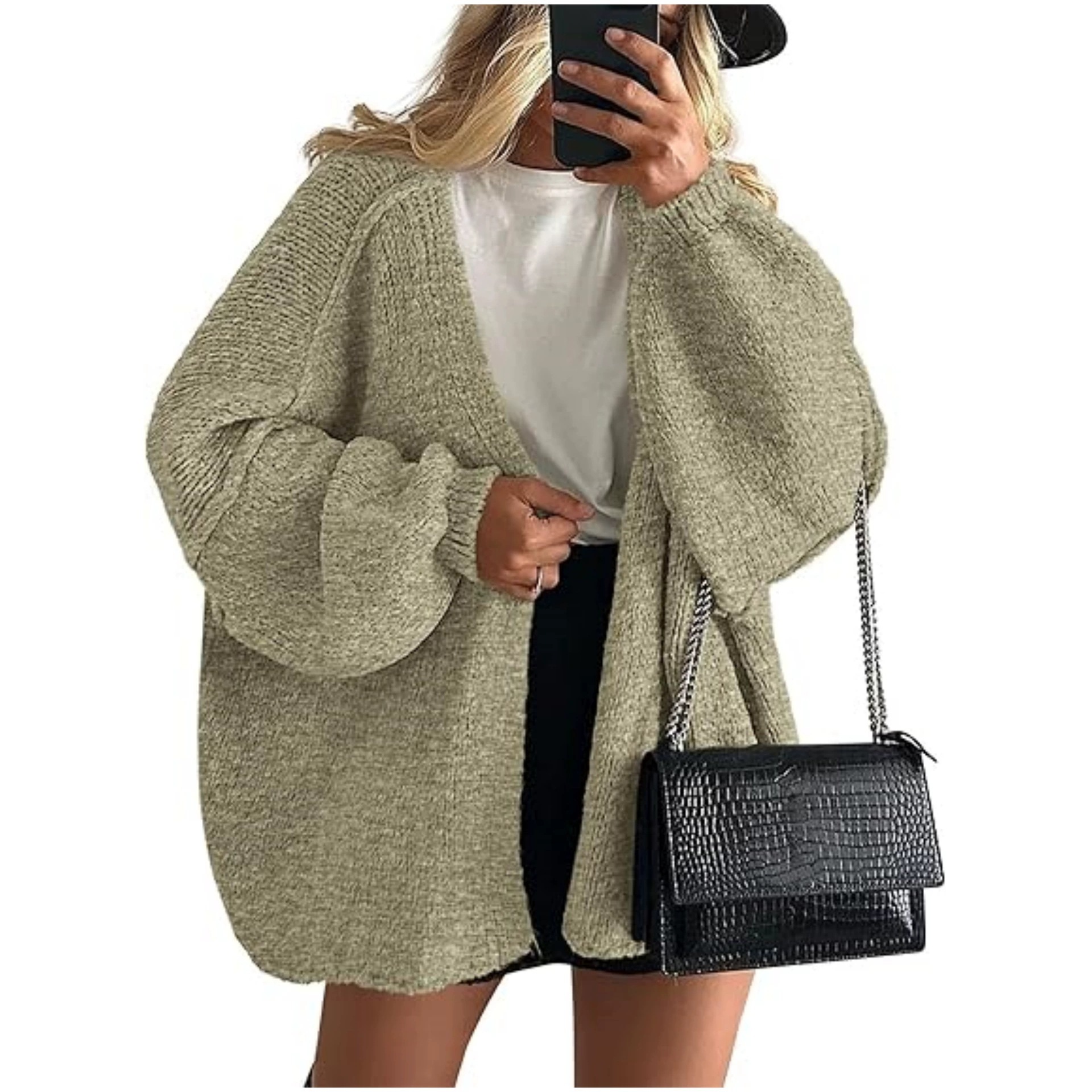 Color V-neck Pocket Knitted Vest Sleeveless Sweater