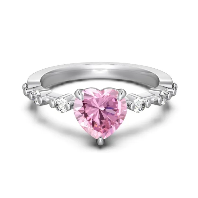 French S925 Sterling Silver Ring Female Sweet High Sense Dy121106Swbf - Shop at LoveMi