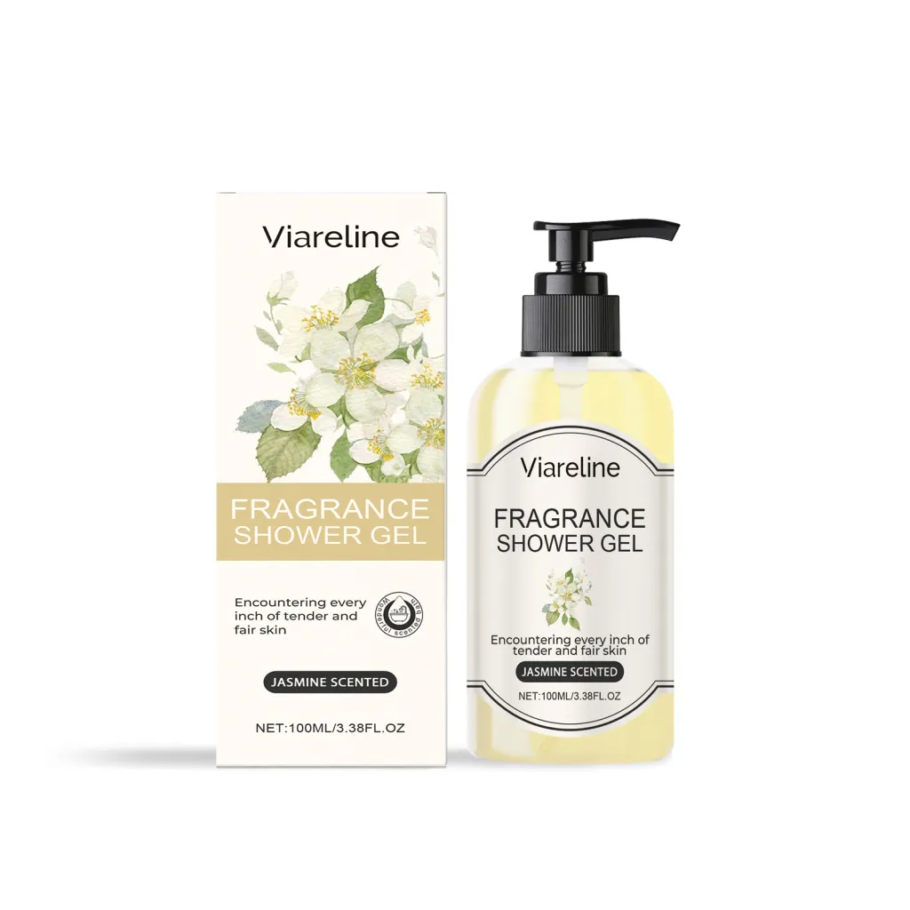 Fragrance Shower Gel Moisturizing Skin Care - Jasmine Flavor 100Ml