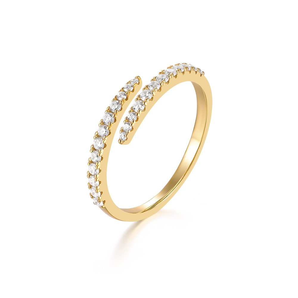 Sterling Silver Open-End Ring