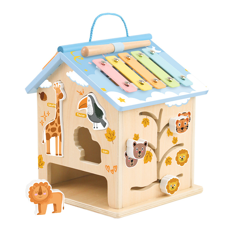 Wooden Multifunctional Smart Playhouse Educational Toy — foto 2