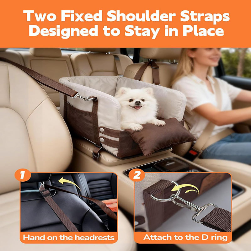 New Portable Car Seat For Small Dogs detail photo 2