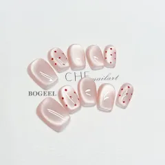 Phototherapy White Gentle Fake Nails - Short Square - View 1