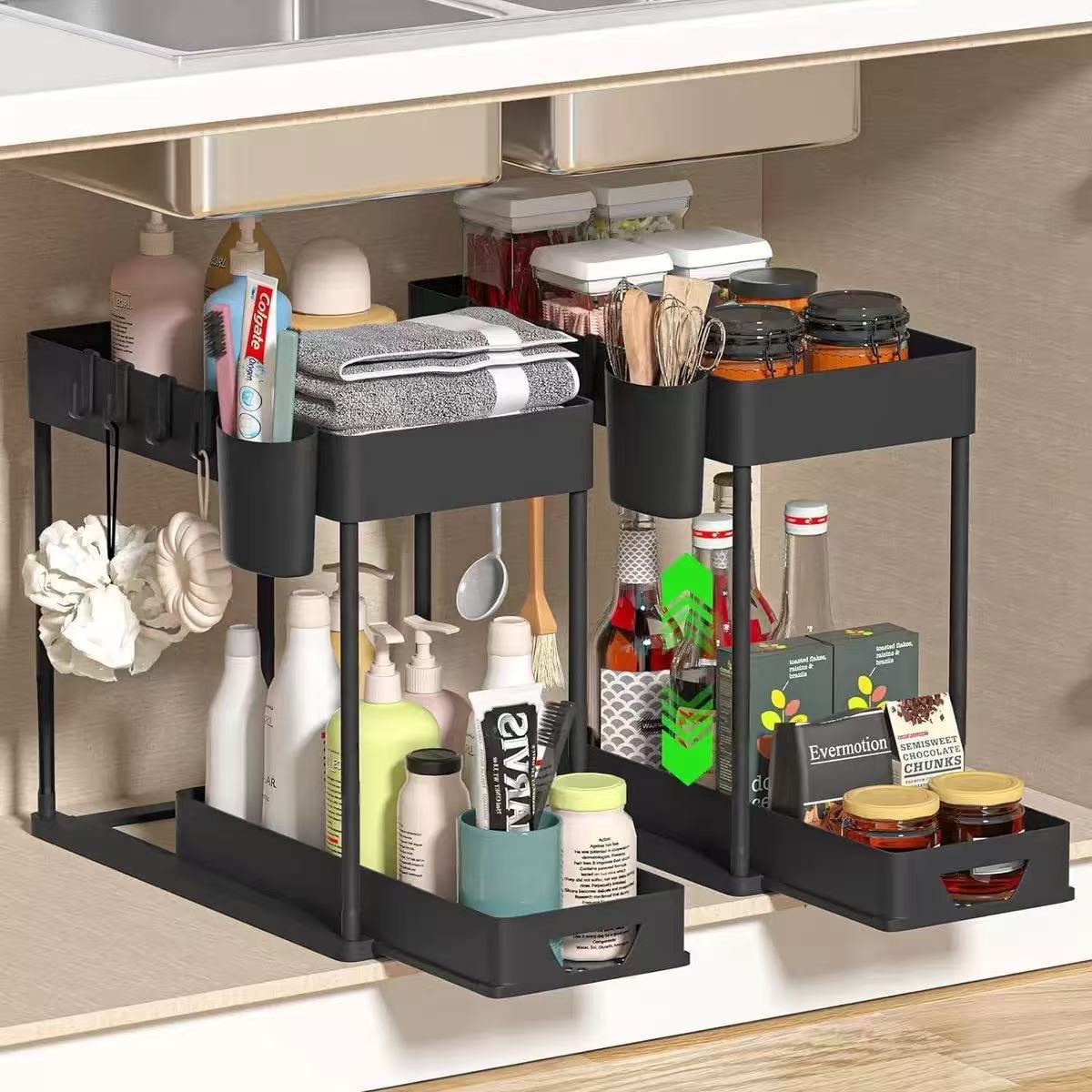 Storage And Organization Rack Multi-Functional Kitchen Sink Shelf