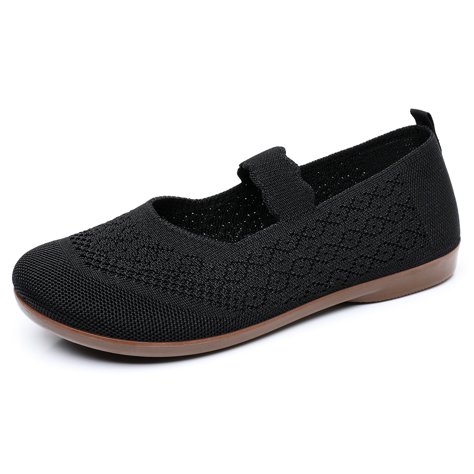 Womens Versatile Soft-soled Non-slip Slip-on Cloth Shoes