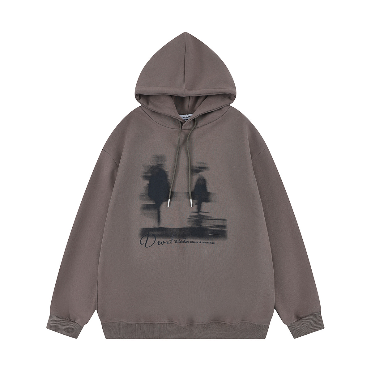 Men's Fashion Retro Creative Character Printing Loose-fitting Hoodie