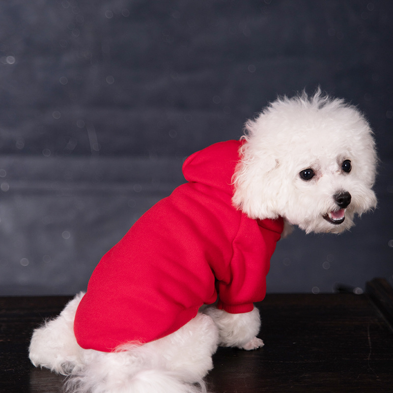 Sudadera con capucha para perros, con forro polar y capucha