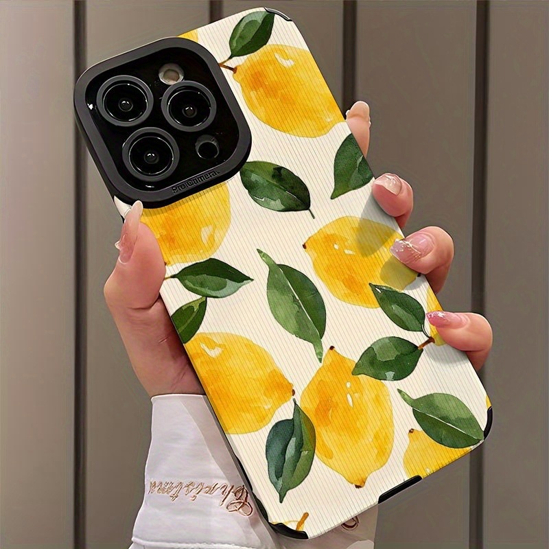 Light Sweet Lemon Suitable for 17Promax Phone Case Pupil Eyes 2