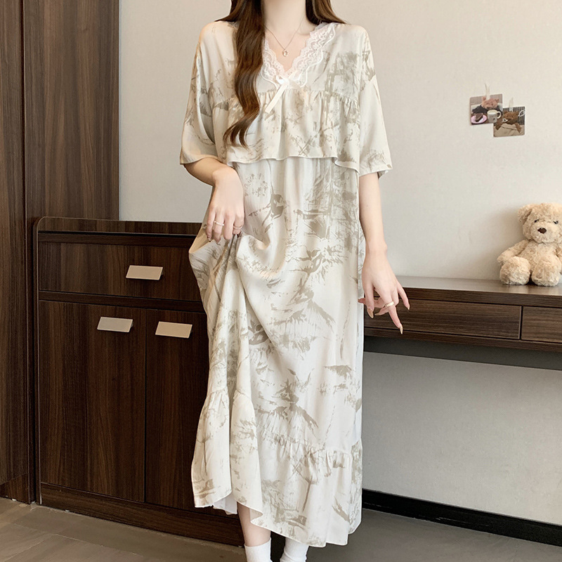 Fashion Personality Women's Long Bourette Dress