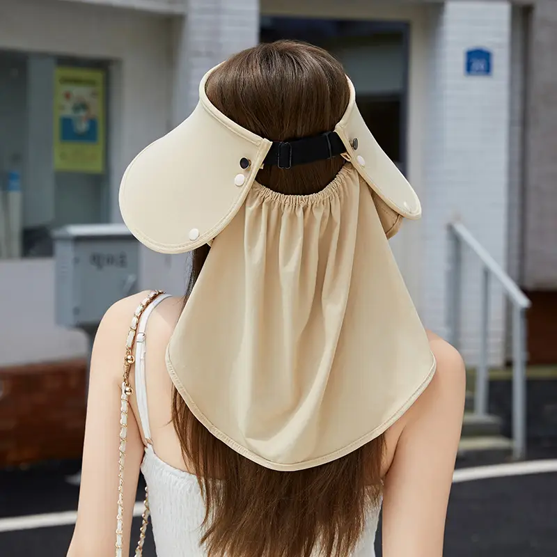 Ice Silk Shawl UV Protection Sun Hat
