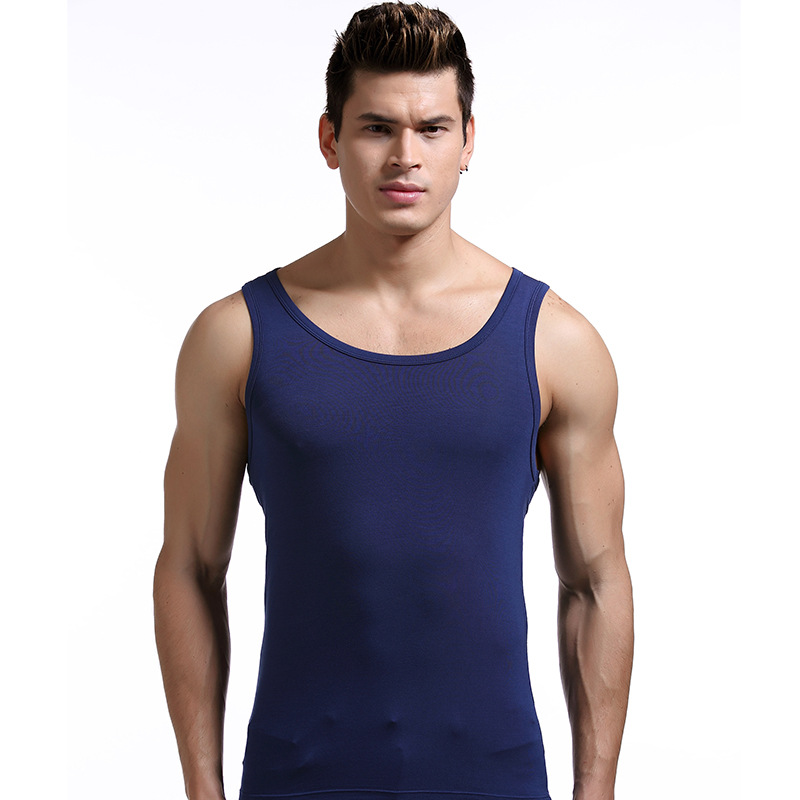 Men's Underwear Thin Tank-top Sports Workout Elastic Bottoming Shirt