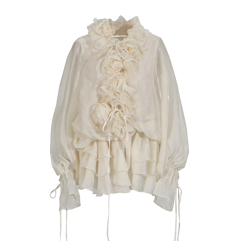 Lace-up Stringy Selvedge Dress Women's Skirt