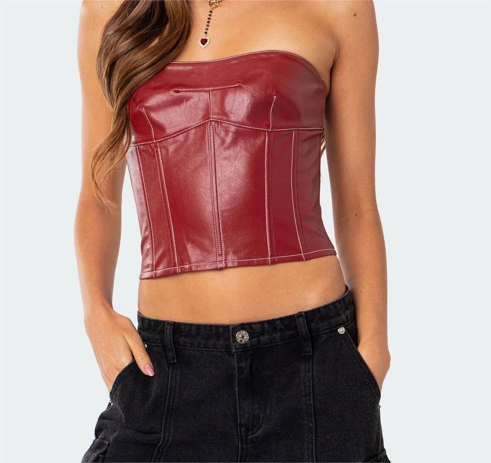 Personality Bandage Tube Top Vest For Women