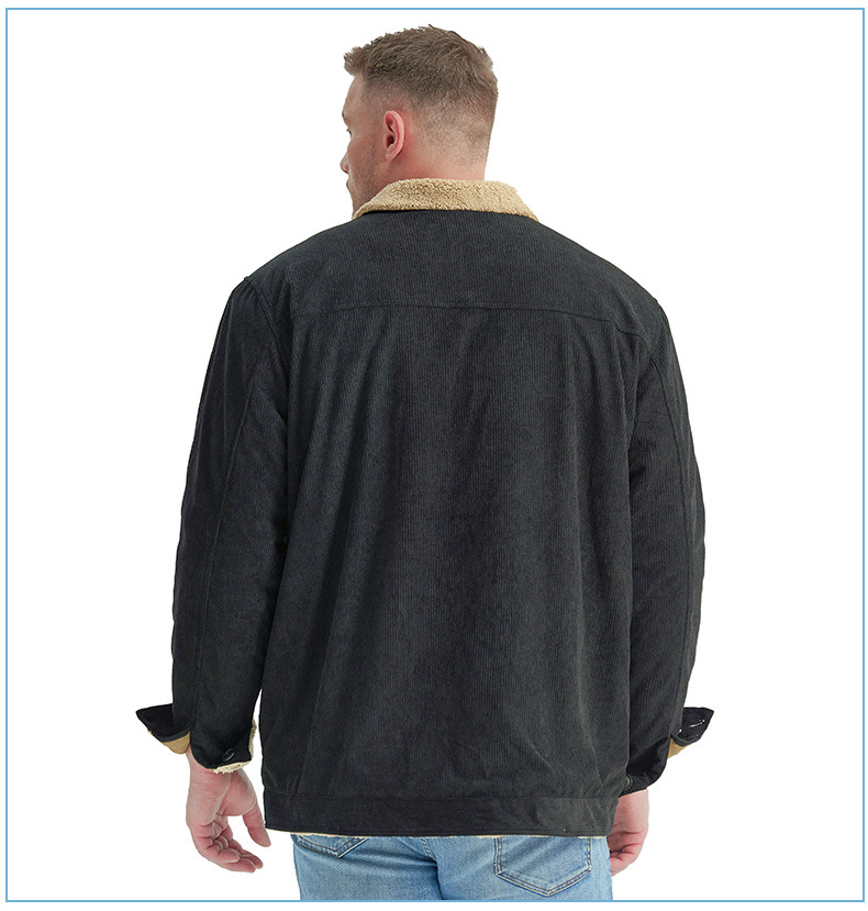 Title 36, Herren Cashmere Jacke Verdickt Groß Loose Casua...