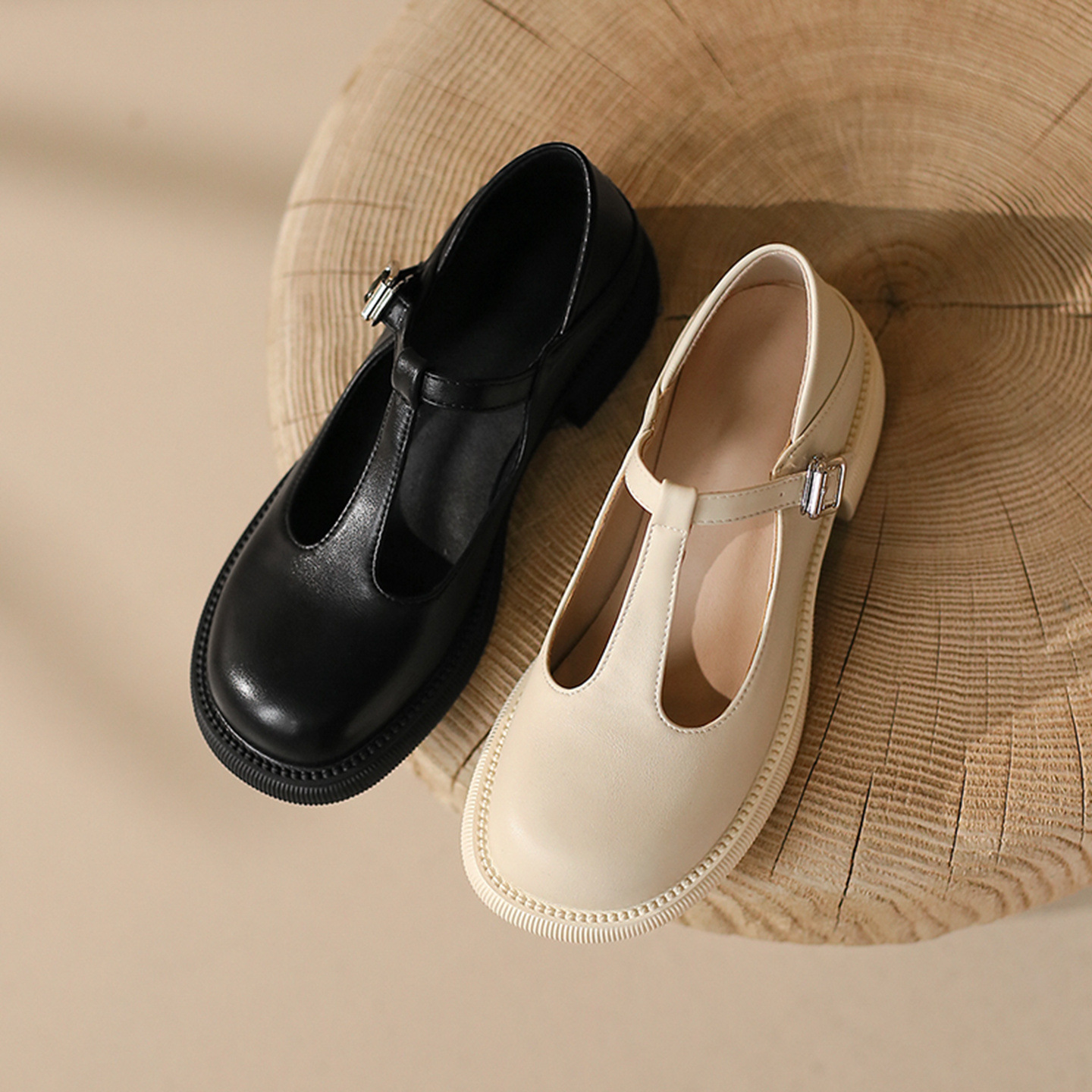 Women’s Shallow-Mouth Mary Jane Shoes
