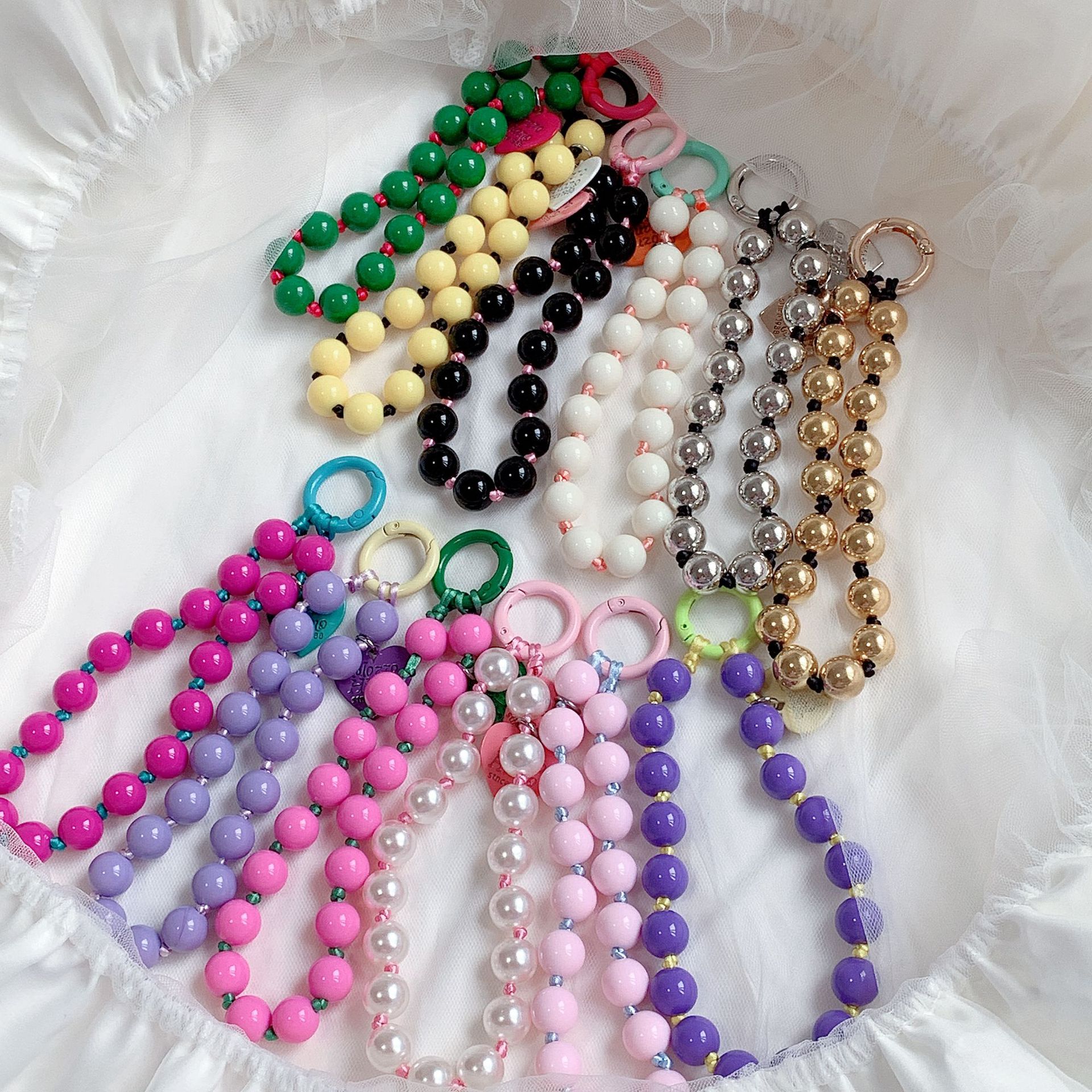 Title 6, Sweet Cute Wind Love Colorful Beads Colored Kno...