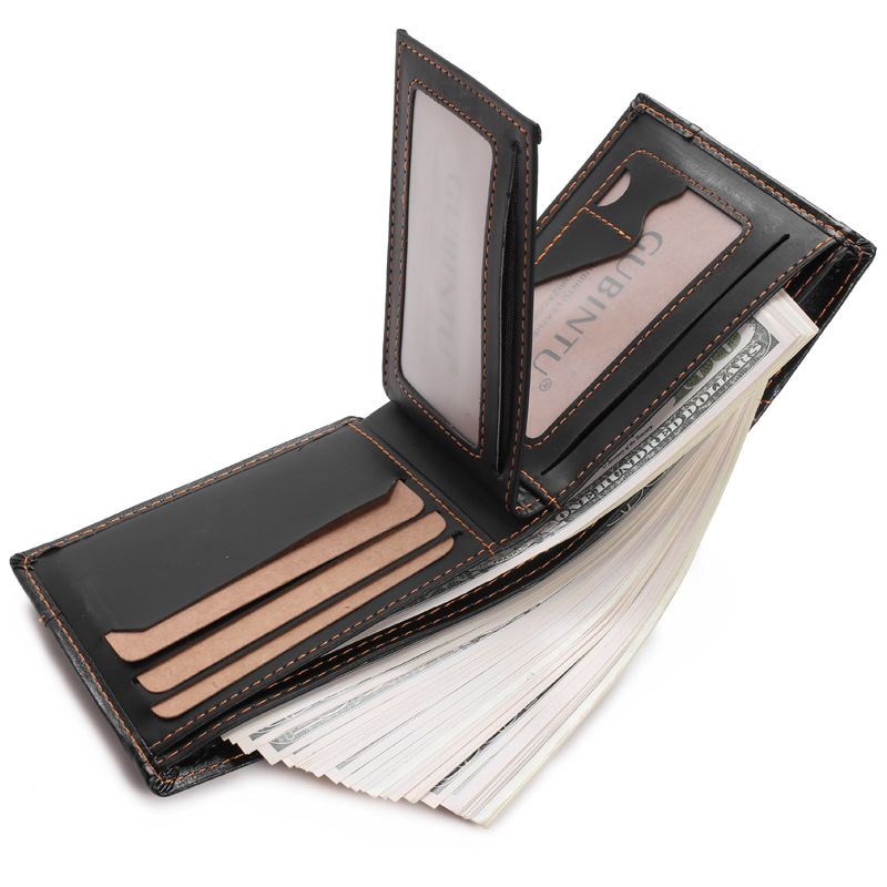 Men’s Short And Simple Leather Wallet