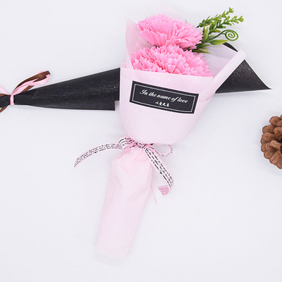 Carnation Pink Ribbon Boxed