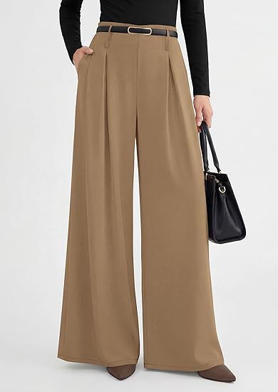 Women's cropped pants – beige colorway casual smart outfit