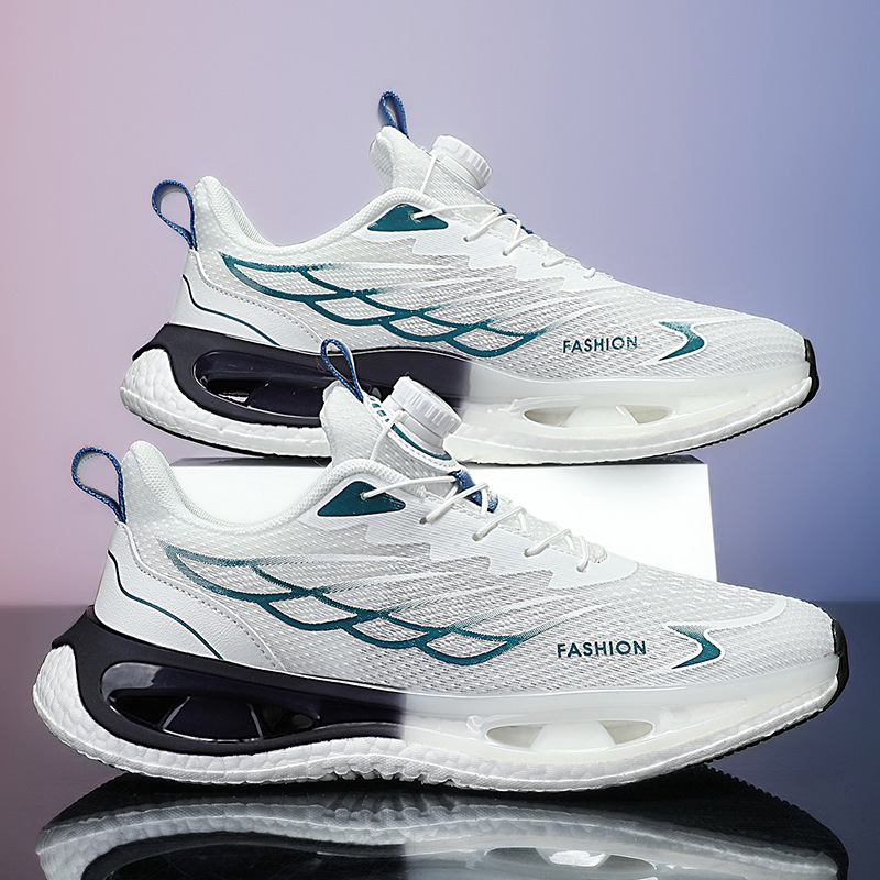 Shock Absorption Rotating Youth Button Sneaker - Image 7