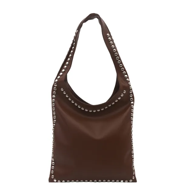 Shoulder Bag Female Tote Design Style Small Large Capacity Bag Coffee - Shop at LoveMi