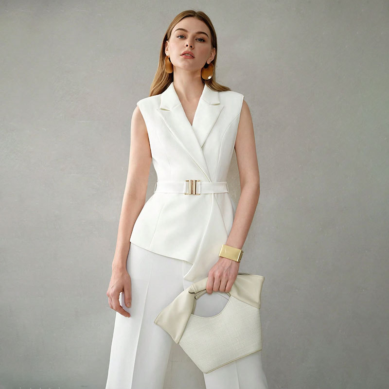 Womens Elegant And Fashionable Two-piece Set Of Top And Pants 5