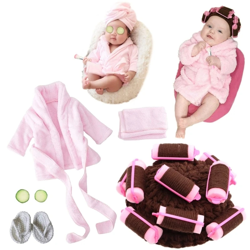 New Baby Photography Props Photo Blanket Wrap Set