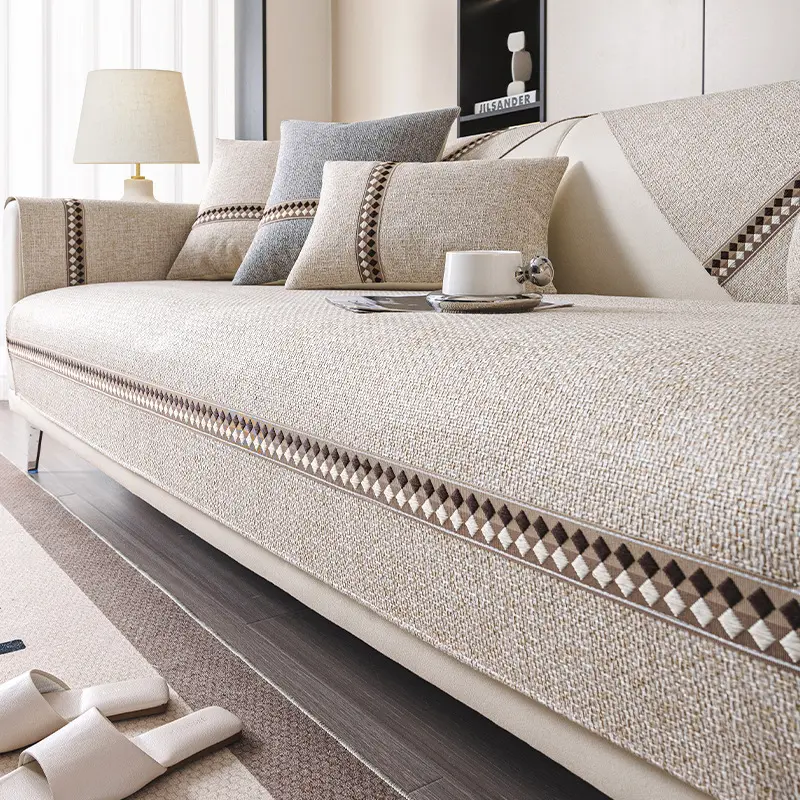 Cotton And Linen Sofa Cushion Four Seasons