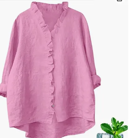 Loose Printed Casual Plus Size Women's Clothing T shirt Melcs48 - Shop at LoveMi