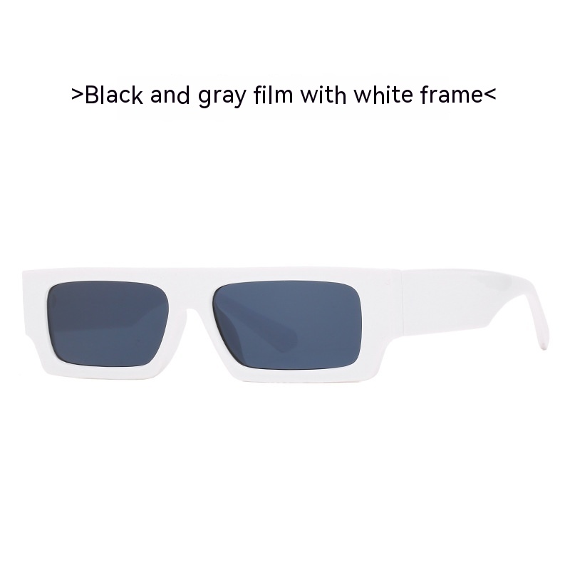 White Frame Black And Gray