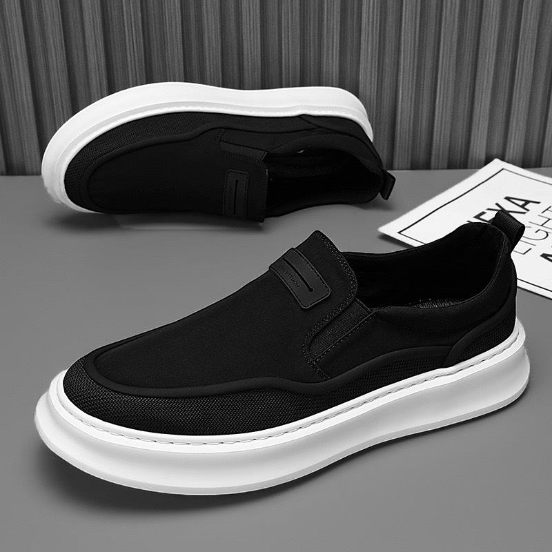 Mens Breathable Lightweight Retro Versatile Low-top Casual Shoes