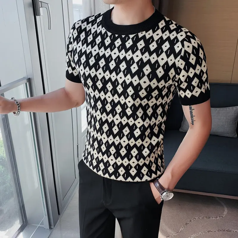 Round Neck Breathable Casual Slim Korean Style Bottoming T-shirt