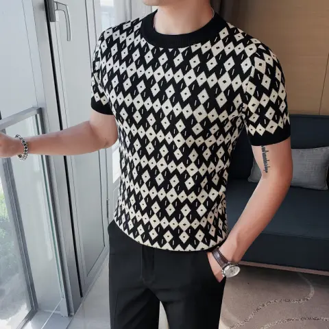 Round Neck Breathable Casual Slim Korean Style Bottoming T-shirt