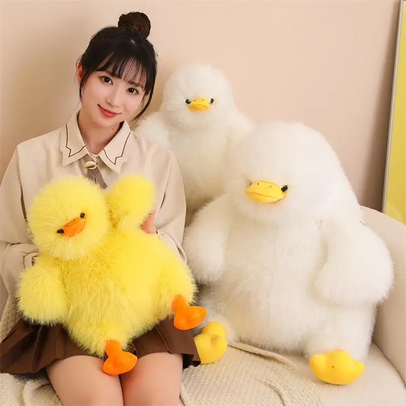 Cute Pier Duck Fluffy Big Doll Cute