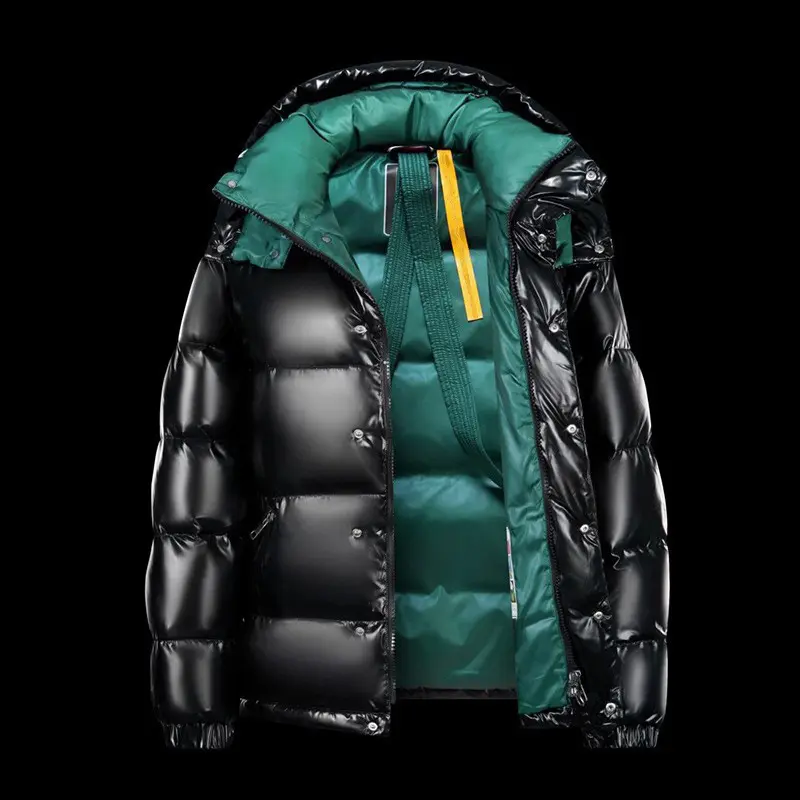 Men's White Duck Down Warm Jacket