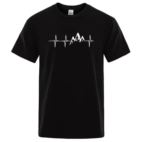 Mountain ECG Summer Mens and Womens Short-sleeve