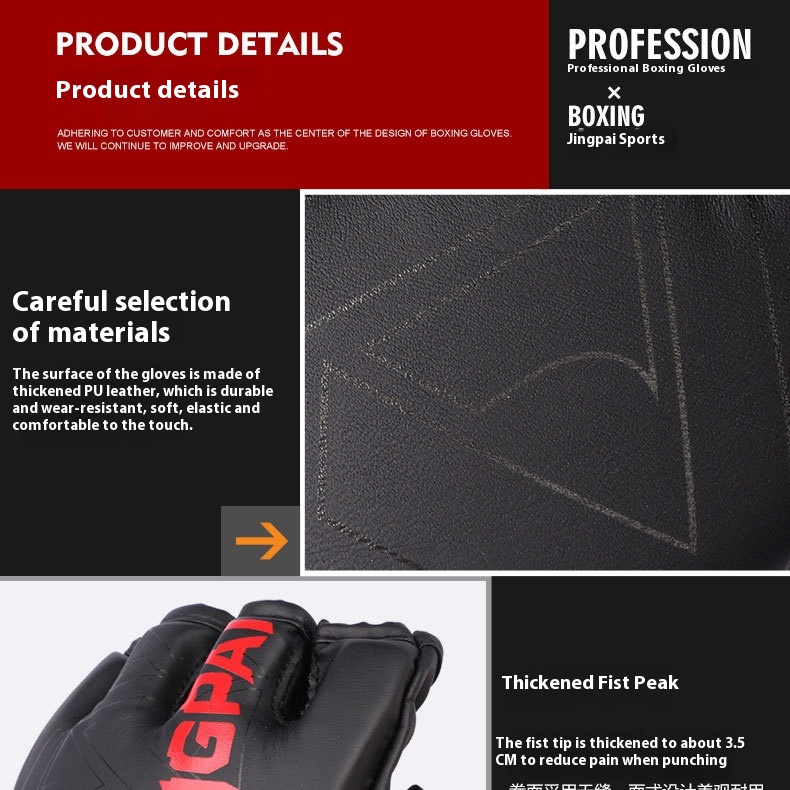 Fight Sanda Training Gloves Combat Sandbag Breathable - Image 2
