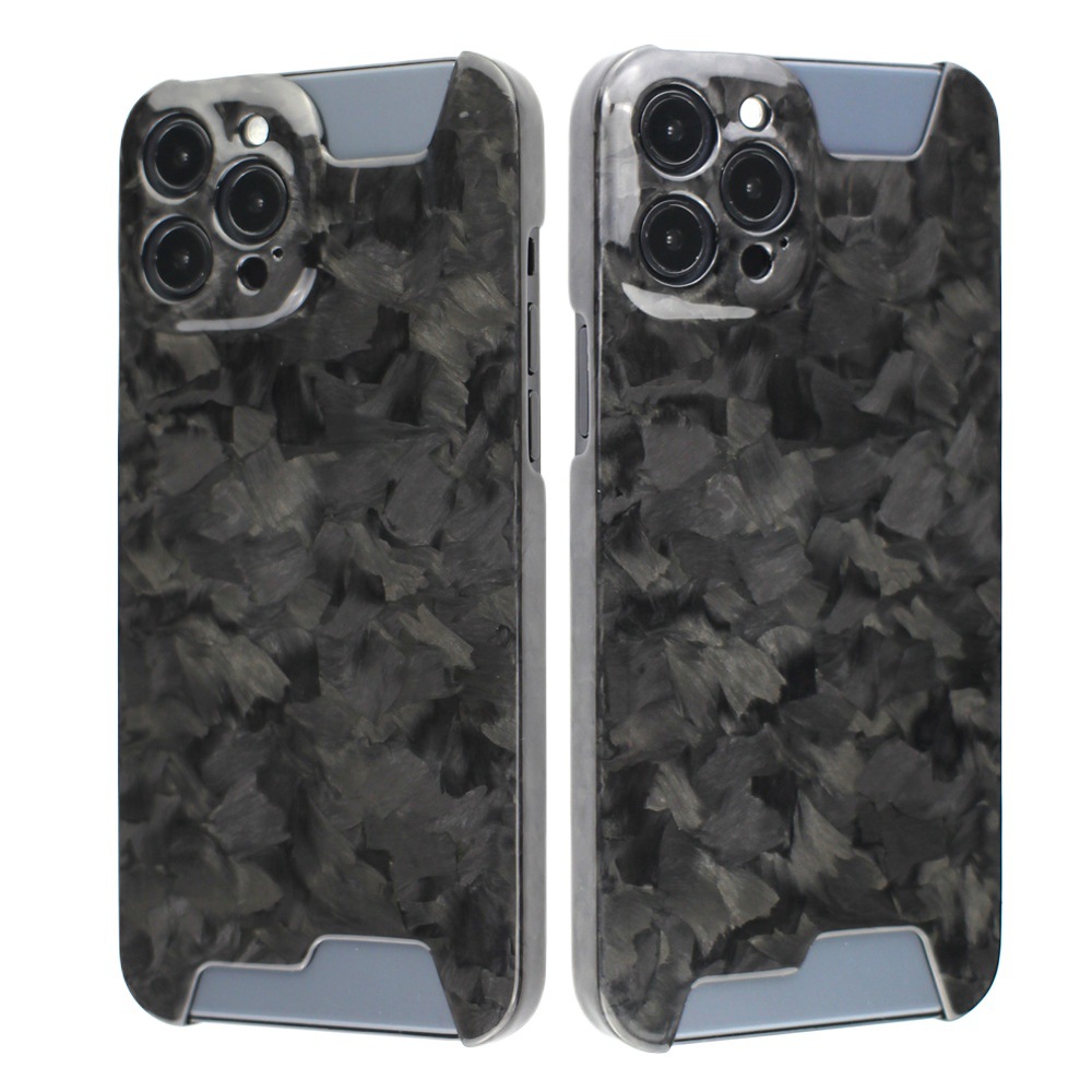 Carbon Fiber Forged Pattern Mobile Phone Protective Shell