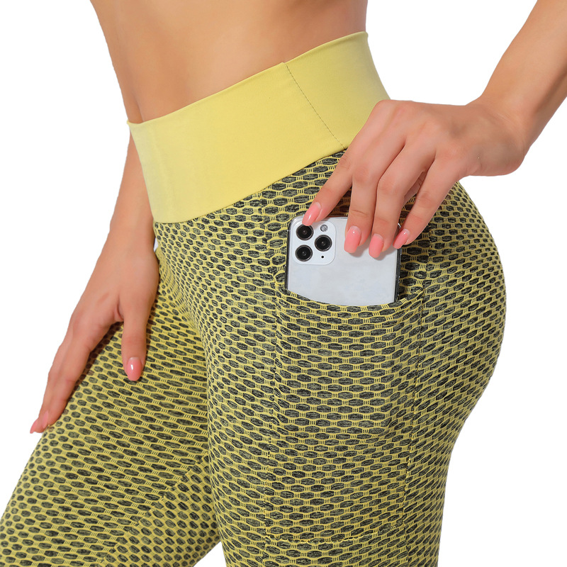 Title 33, Beautiful Peach Buttocks Skinny Cropped Yoga Pa...