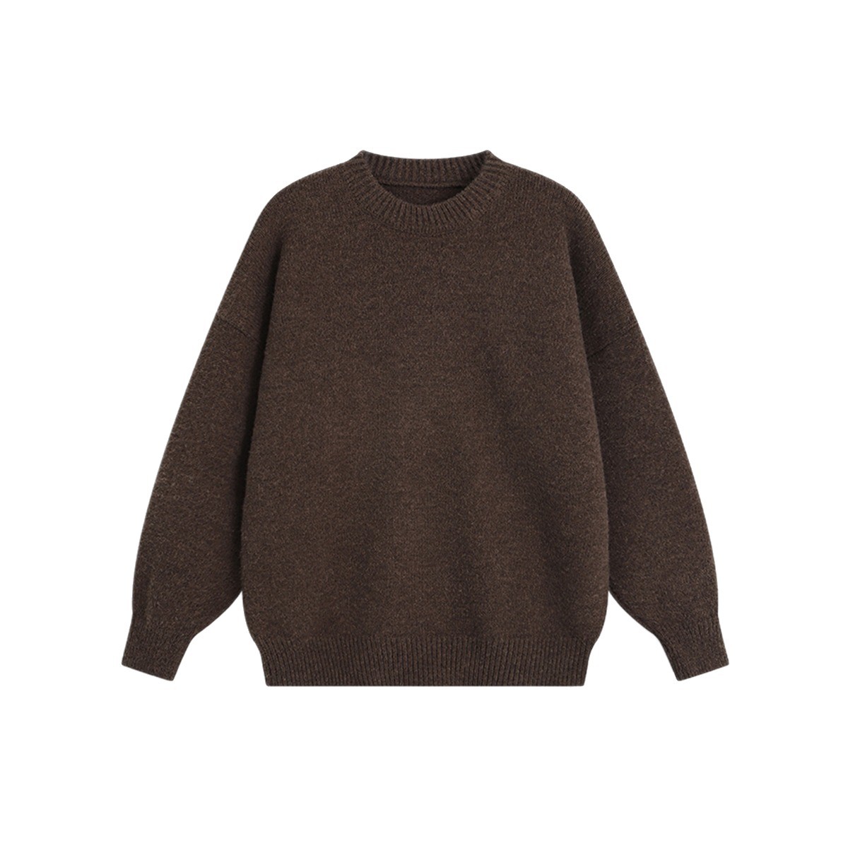 Laid-back Versatile Loose-fitting Knit Sweater For Teens And Young Adults - Image 4