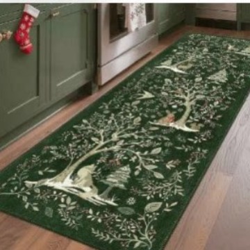 Best-selling Winter Christmas Hallway Dirt-resistant And Wear-resistant Floor Mat - thumbnail