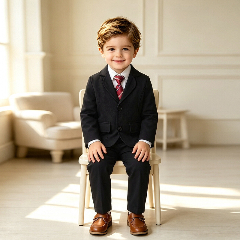 Children's Formal Suit Jacket And Pants Set
