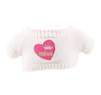 White Love Crown Sweater