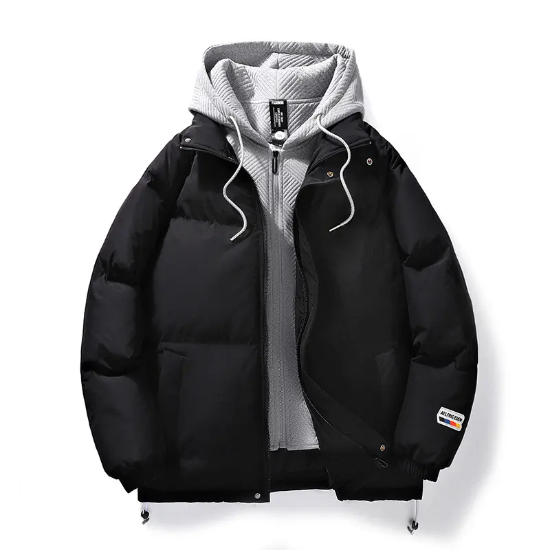 Winter Coat for Men Hooded Cotton Jacket