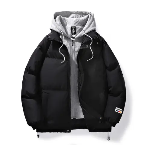 Winter Coat for Men Hooded Cotton Jacket
