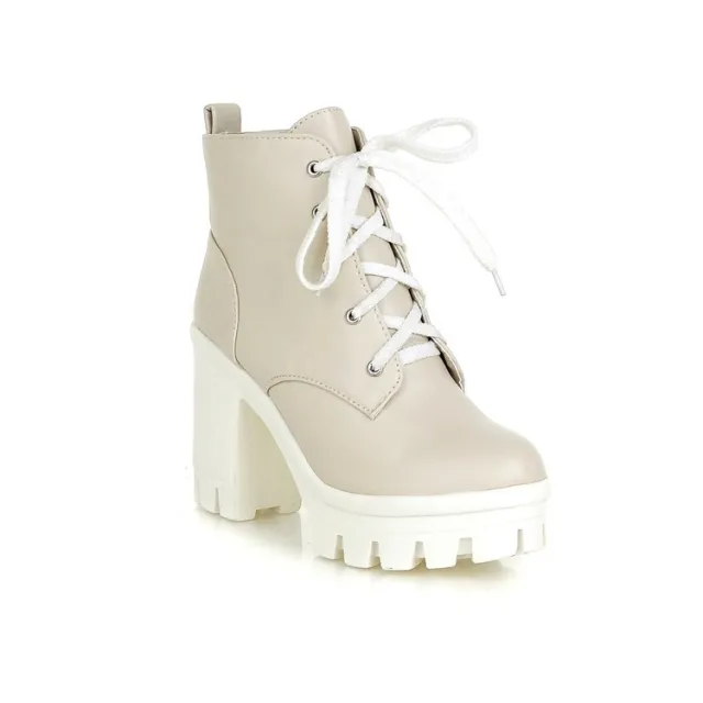 Women's Platform Boots White - Shop at LoveMi