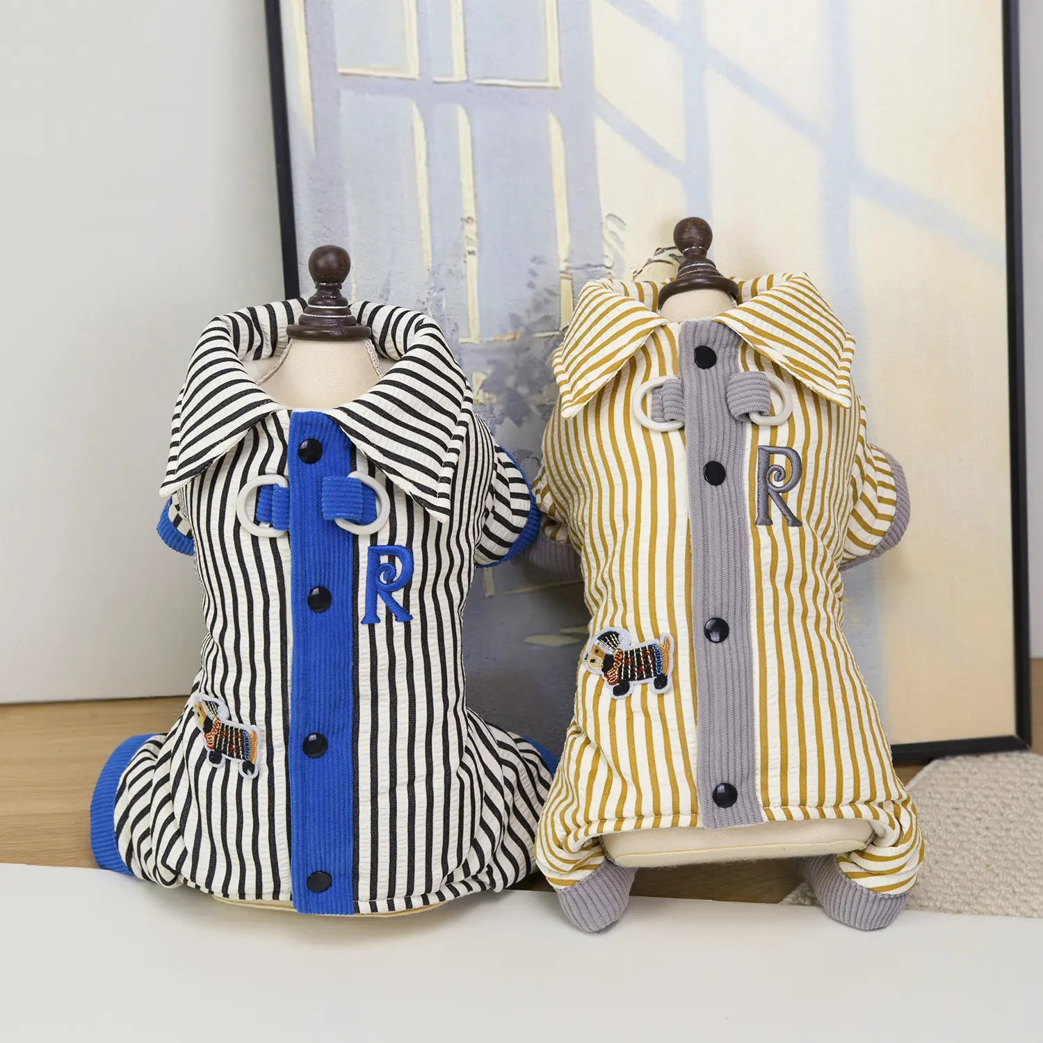 Pet Dog Clothes Four-legged Cotton-padded Jackets